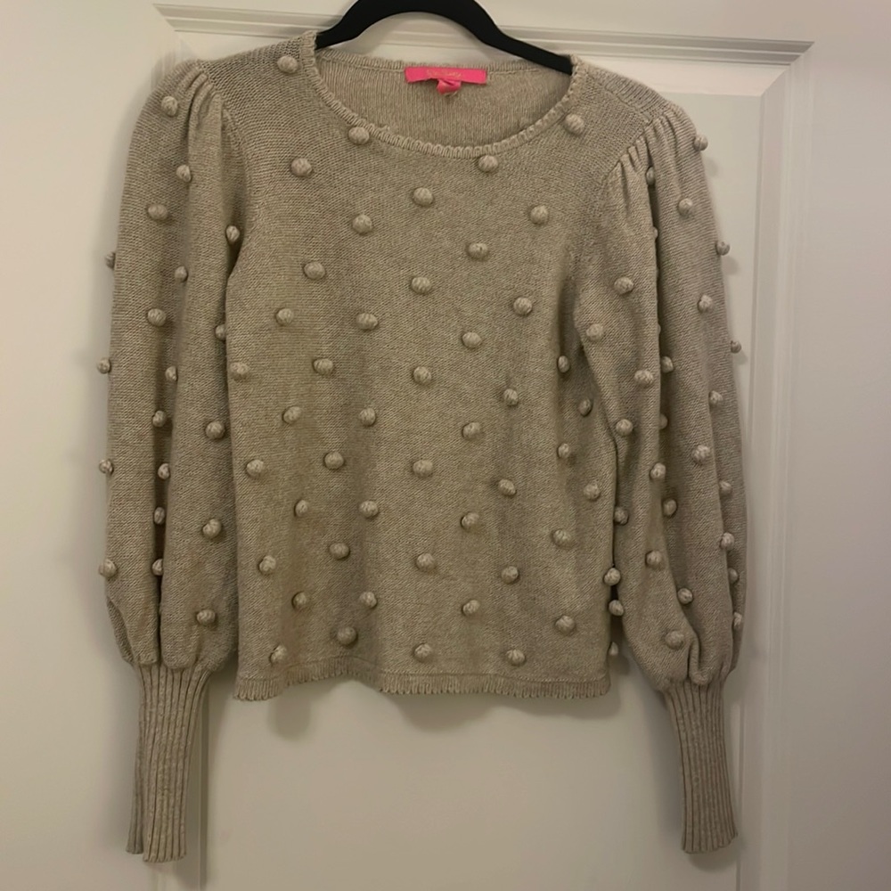 Lilly Pulitzer Tan Sweater, XS